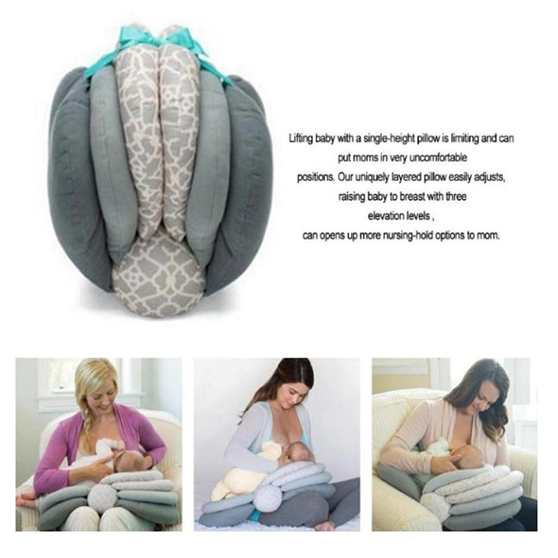 Nursing Breastfeeding Pillow for Newborn Twin Multiple layers