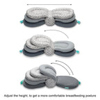 Nursing Breastfeeding Pillow for Newborn Twin Multiple layers