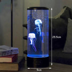 Jellyfish Aquarium Tank Lighting Lava Lamp Fake Jellyfish