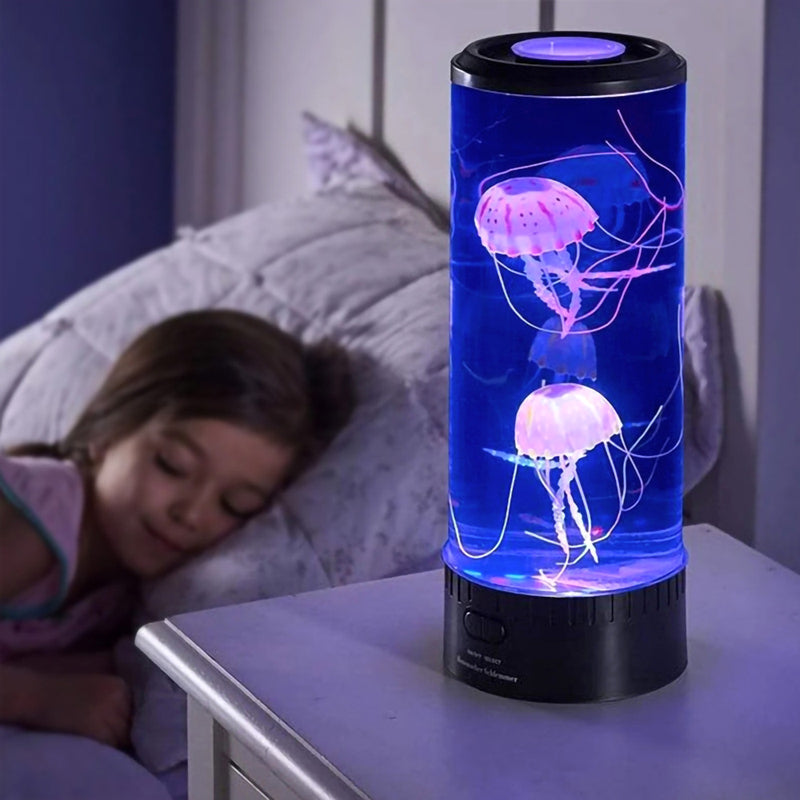 Jellyfish Aquarium Tank Lighting Lava Lamp Fake Jellyfish