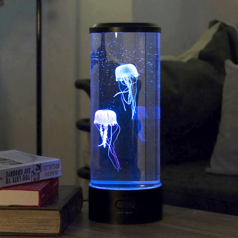 Jellyfish Aquarium Tank Lighting Lava Lamp Fake Jellyfish