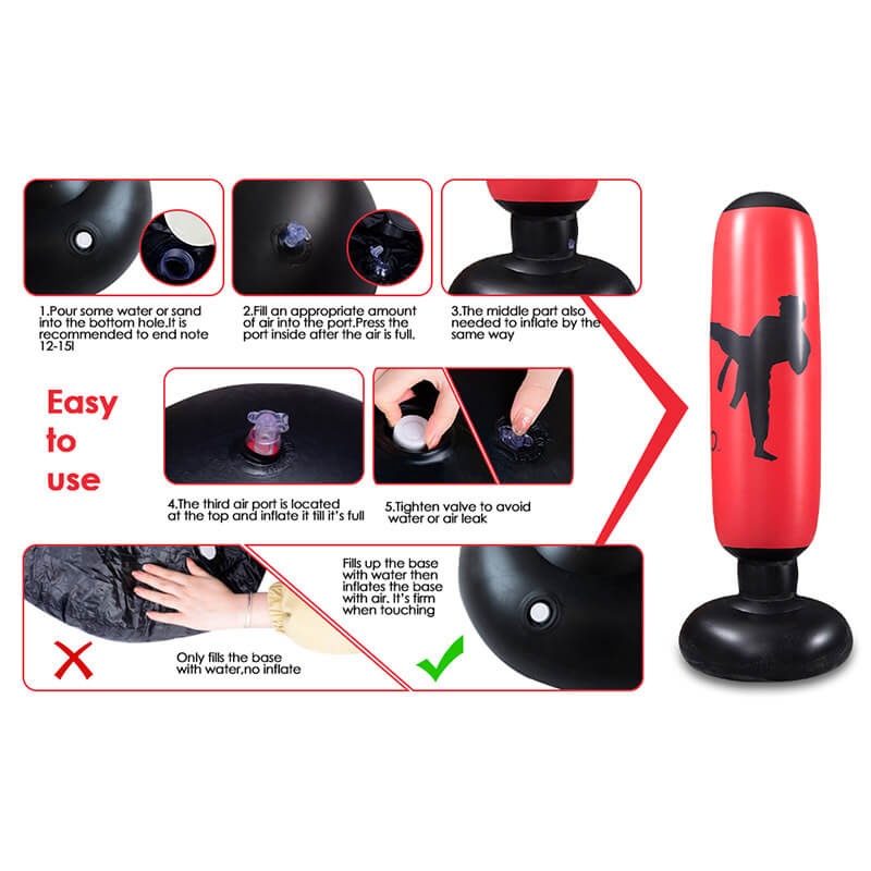 Childrens Punch Boxing Bag Free Standing Childs