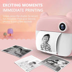 Childrens Instant Print Camera Digital Pink for Preschoolers Childs