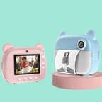 Childrens Instant Print Camera Digital Pink for Preschoolers Childs