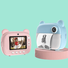 Childrens Polaroid Instant Print Camera Digital Pink for Preschoolers Childs