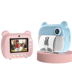 Childrens Instant Print Camera Digital Pink for Preschoolers Childs