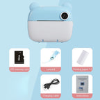 Childrens Instant Print Camera Digital Pink for Preschoolers Childs
