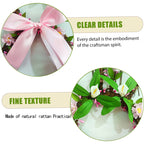 Bunny Rabbit Easter Wreath for Door Decorations