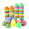 Image of Plastic Fillable Easter Eggs for Egg Hunt and Filling