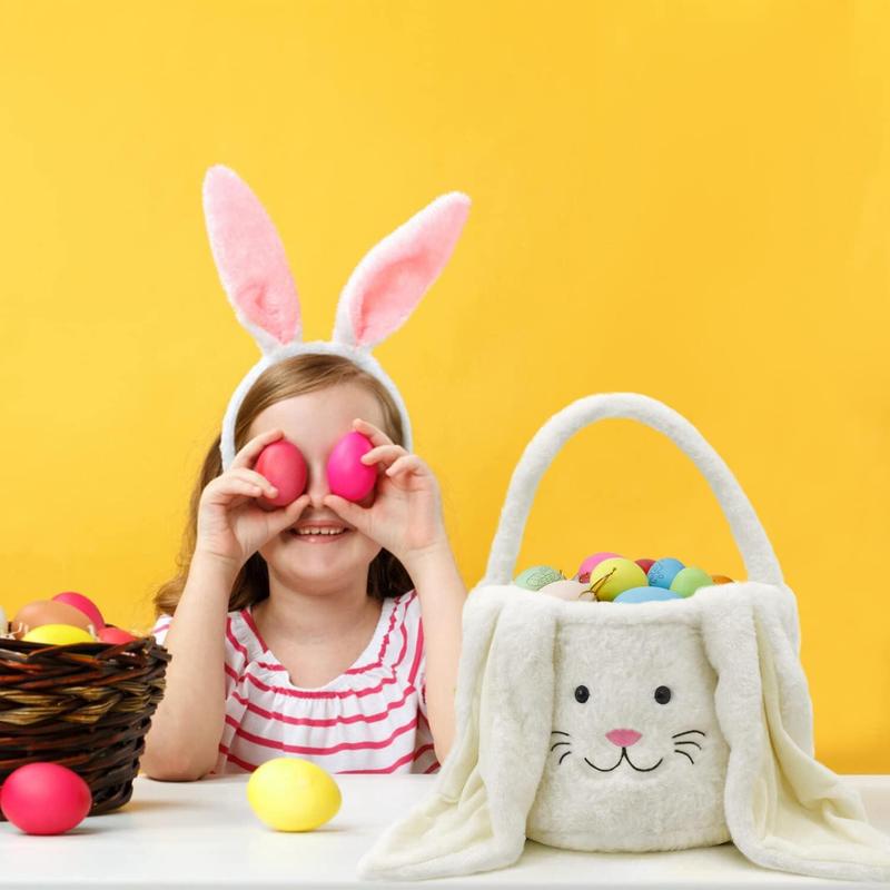 Childrens Easter Bunny Rabbit Basket Egg Fillers for Infants