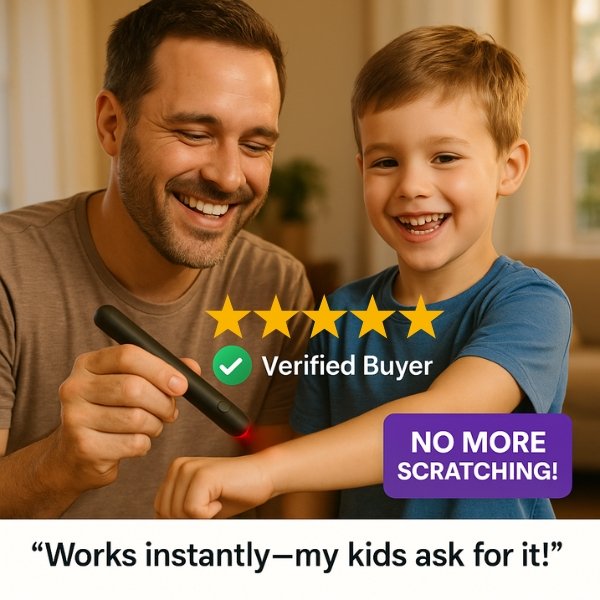 Portable Anti-Itch Mosquito Bite Relief Pen – Physical Itch Stick for Adults & Children, Fast-Acting mosquito bite zapper, Itch Relief Solution