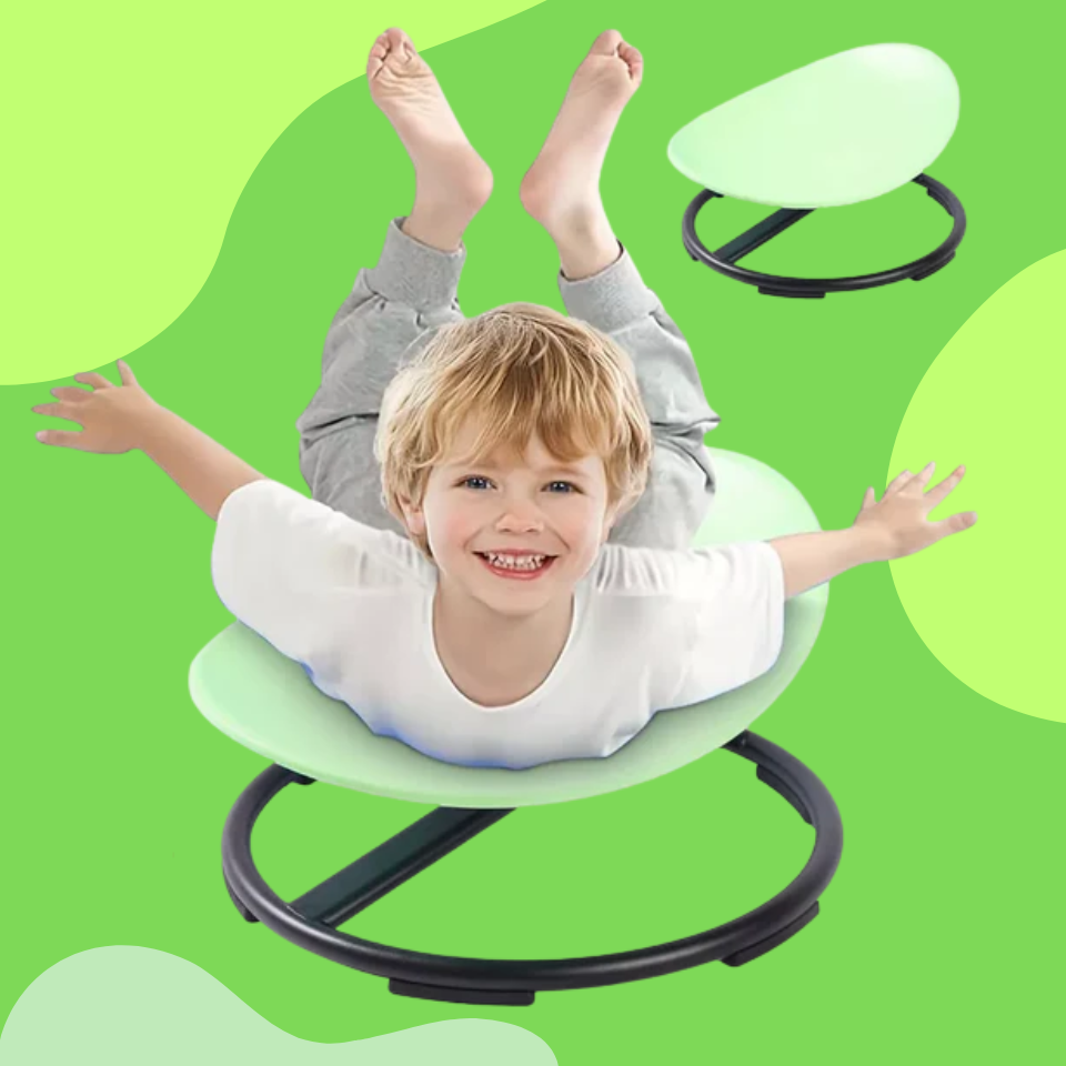 Sensory Spinning Chair for Kids – 360° Swivel Sensory Chair for Autism & ADHD | Therapy Seat for Balance & Coordination UK