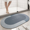 Image of Bathroom Waterproof Floor Mat - Quick Drying & Absorbent Magic Mats with Rubber Backing