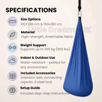 Sensory Swing for Kids & Adults – Indoor & Outdoor Autism Sensory Hammock Swing | Therapy Swing UK