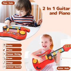 Magic Touch Toy Guitar - Interactive Strum Along Guitar for 2-3 Year Olds