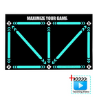 Football Training Mat | Skipping mat and Video Training Program