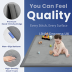 Premium Soft Play Mat | Cozy, Non-Toxic & Ideal for Baby's Adventure Zone