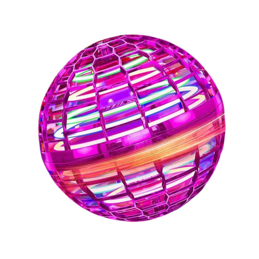 Flying Ball Spinner Toy | LED Mini Drone with Hand Movement Control for Indoor and Outdoor Play