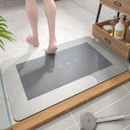 Bathroom Waterproof Floor Mat - Quick Drying & Absorbent Magic Mats with Rubber Backing