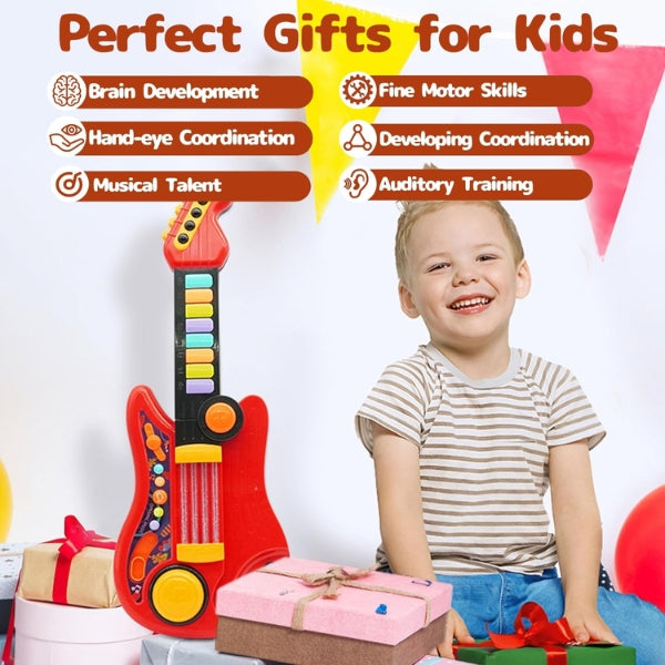 Magic Touch Toy Guitar - Interactive Strum Along Guitar for 2-3 Year Olds