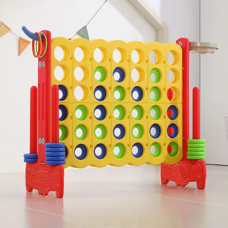 Jumbo 4-to-Score Giant Game Set | Durable, Lightweight & Ideal for Family Game - Indoor and Outdoor Fun