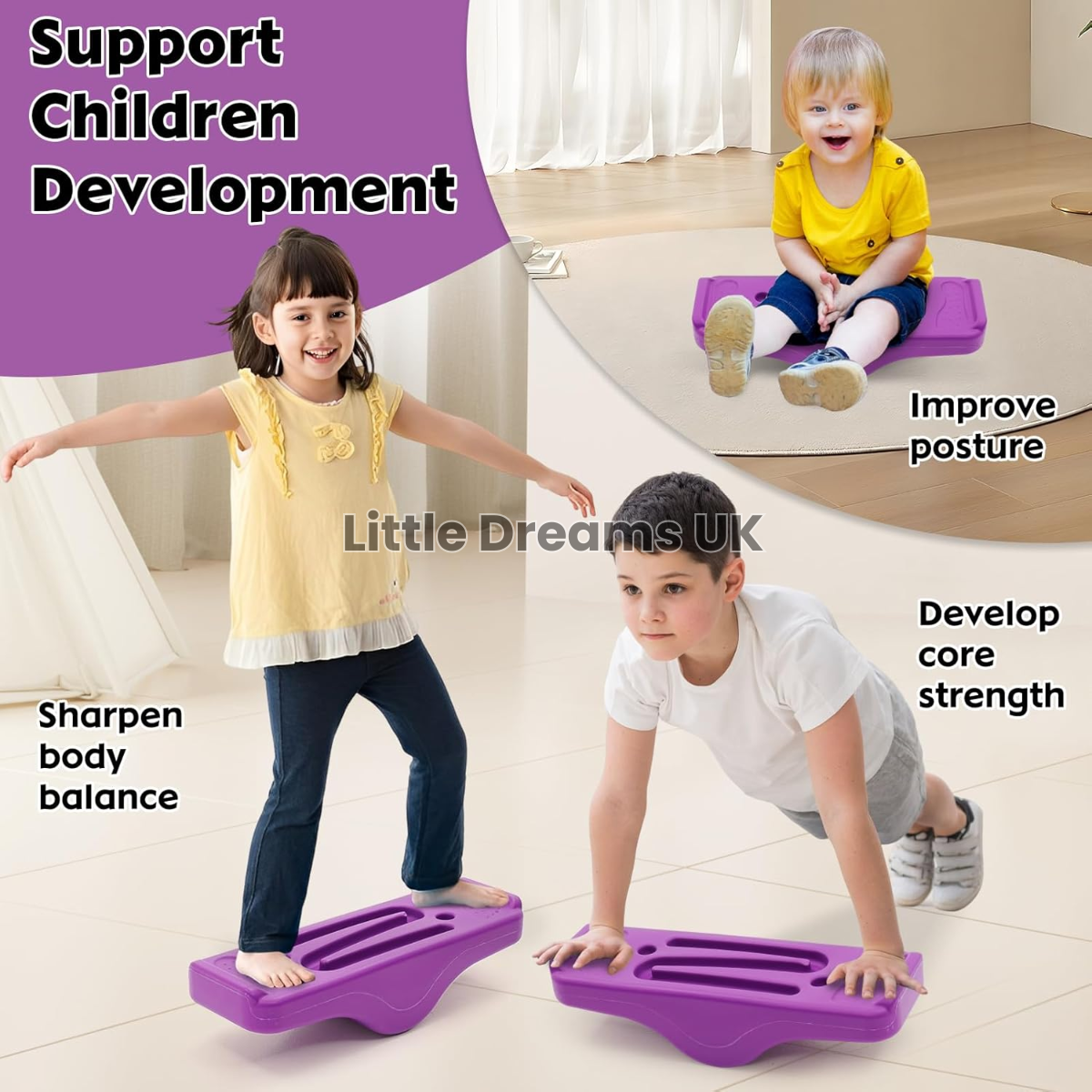 Sensory Rocker Balance Board – Sensory Toys for Autism & ADHD | Kids Autism Toys UK – Safe Rocking Sensory Toy