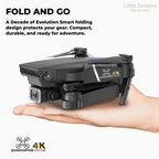 Mini Drone with 4K Camera | Easy Controls, Long Battery Life & Ideal for Kids' Aerial Adventures