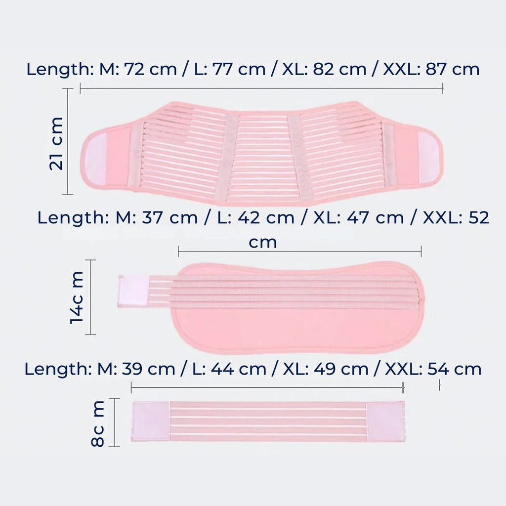 Pregnancy Support Belt for Back & Abdominal Relief – Adjustable Stomach Support for Pregnant Ladies