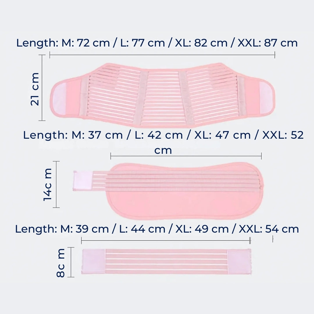 Pregnancy Support Belt for Back & Abdominal Relief – Adjustable Stomach Support for Pregnant Ladies