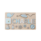 MysticWood™ | Personalised Wooden Name Puzzle for Kids | Customizable Educational Toy for Learning & Play