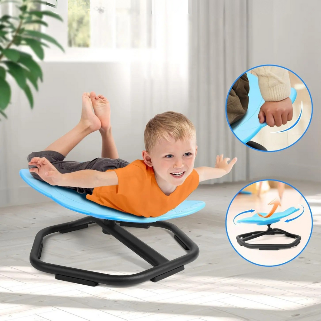 Sensory Spinning Chair – Therapy Sensory Seat for Autism, ADHD & SPD, Kids & Adults | Spinning Sensory Chair UK 360° Swivel Seat
