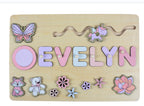 MysticWood™ | Personalised Wooden Name Puzzle for Kids | Customizable Educational Toy for Learning & Play