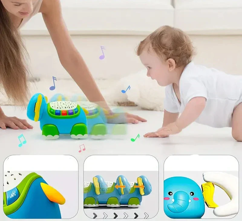 Crawling Toy for Babies | Interactive, Music-Playing & Safe Design for Motor Skill Development