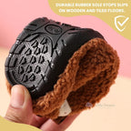 Children's Non-Slip Slippers | Warm Wool Lining & Safe for Home Use, Ideal for Ages 1-7