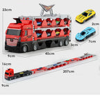 Multifunctional Toy Truck with Launch Track | Durable, Interactive & Ideal for Kids Aged 3+ Who Love Racing Adventures