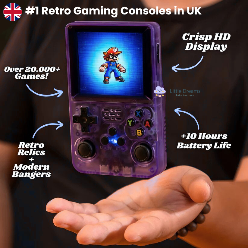 Retro Handheld Gaming Console | 25,000 Preloaded Games, 3.5-Inch IPS Screen & Perfect for On-the-Go Gaming