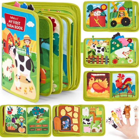 Sensory Montessori Activity Book | Interactive, Tactile Learning for Toddlers & Little Explorers