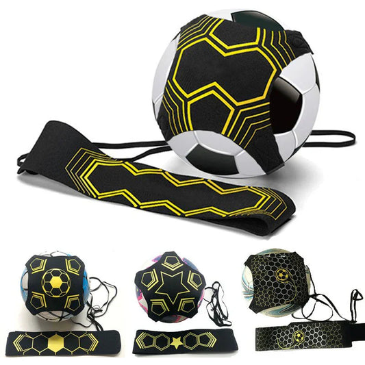 Solo Football Trainer | Elastic Band for Unlimited Practice & Skill Improvement for Kids and Adults