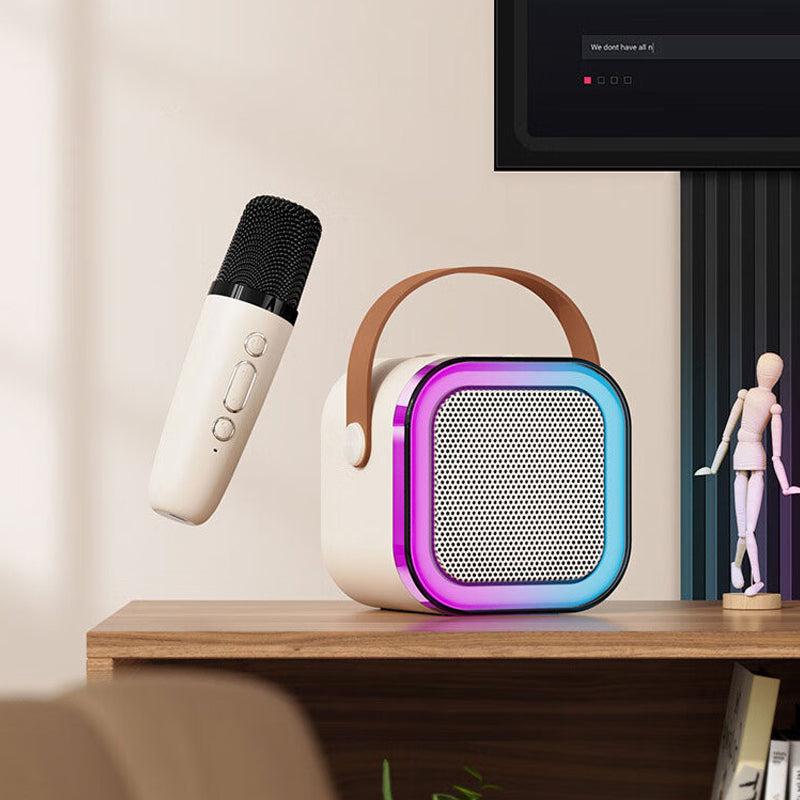Mini Karaoke Set with Wireless Microphones | Powerful Sound & Fun for Kids' Parties and Family Gatherings