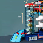 Interactive Toy Car Garage for Kids - Fun Parking Play Set With 6 Cars