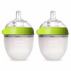 Image of Silicone Baby Bottles – Mimics Breastfeeding for Happy Feeding