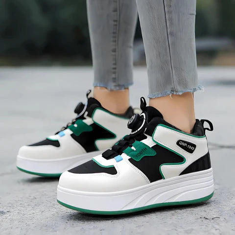 Hidden Wheel Skate Sneakers | Breathable, Anti-Slip & Perfect for Kids' Outdoor Adventures