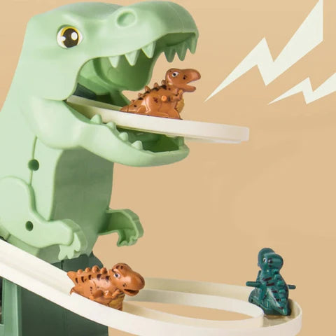 Dino-Powered Racing Track | Interactive Lights & Music for Kids Aged 3-5, Boosts Imagination and Motor Skills