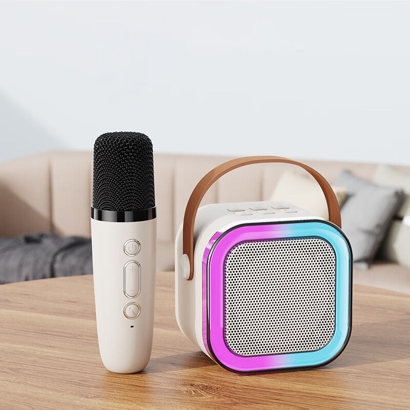Mini Karaoke Set with Wireless Microphones | Powerful Sound & Fun for Kids' Parties and Family Gatherings