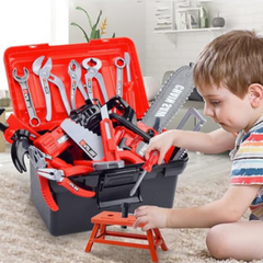 Childrens Childs Mechanic Set Tot Tool Box