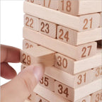 Wooden Tumble Tower - Jenga Game for Fun and Parties