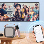 Mini Karaoke Set with Wireless Microphones | Powerful Sound & Fun for Kids' Parties and Family Gatherings