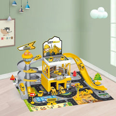 Children's Garage with Lift – Fun Toy Car Set for Kids, Includes Car Wash