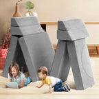 Play Couch Grand | Soft Play Couch for Kids, Light Pink Possum Couch for Comfort