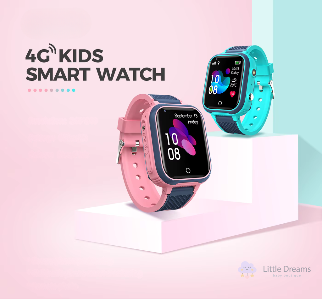 Kids Waterproof Smartwatch with GPS | 4G Calling, Educational Games & SOS Feature for Safety Monitoring